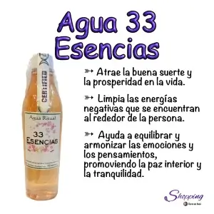 Agua 33 esencias